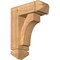 Ekena Millwork Westlake Arts and Crafts Smooth Bracket w/ Offset Brace, Western Red Cedar, 5 1/2"W x 14"D x 18"H BKT0604X14X18WTL03SWR - alternate 1